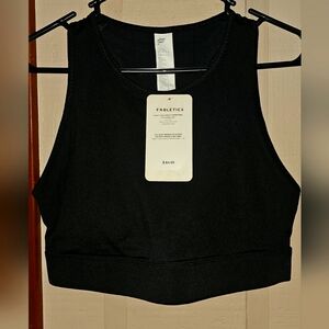 Fabletics high impact black sports bra
